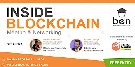 Inside Blockchain - Meetup & Networking  primary image