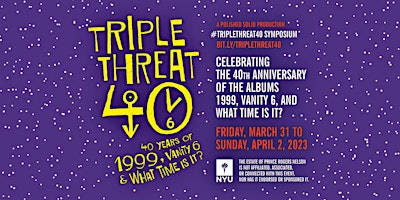 Prince #TripleThreat40 Symposium