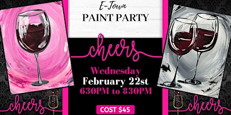 Cheers!  Paint party