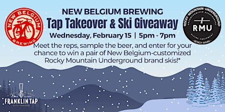New Belgium Tap Takeover and Ski Giveaway