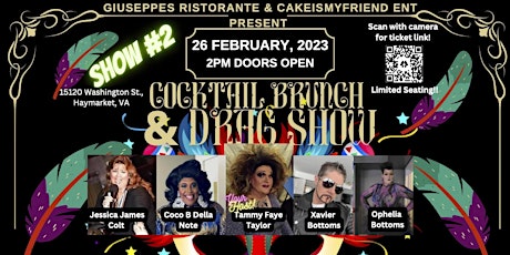 Giuseppe's & CakeIsMyFriend Entertainment Presents_ Brunch and Drag Show primary image