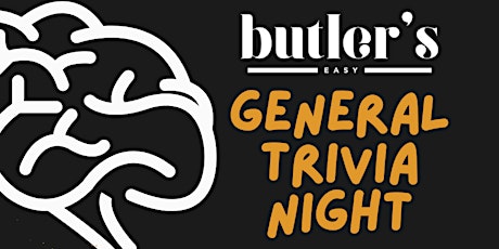 Trivia Night at Butler's Easy!