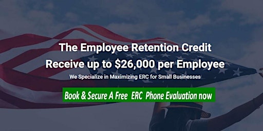 USA NGOs: How To Claim 100's Thousand $ In Employee Retention Credit (ERC)? primary image