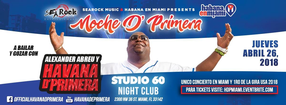 Alexander Abreu & Havana D'Primera Exclusive Concert in Miami! 