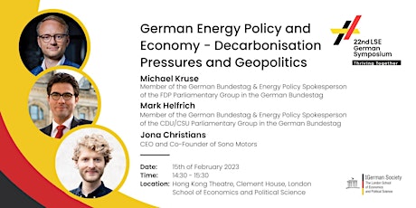 German Energy Policy and Economy - Decarbonisation and Geopolitics