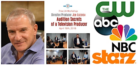 FREE Los Angeles Workshop with DESIGNATED SURVIVOR Producer Joe Lazarov primary image