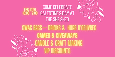 Galentine's Party at The She Shed