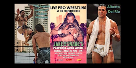 Jake the Snake's Roberts Flirting with Venom - Wrestling Event