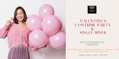 Toronto Valentines Costume Party & Young Professionals Mixer