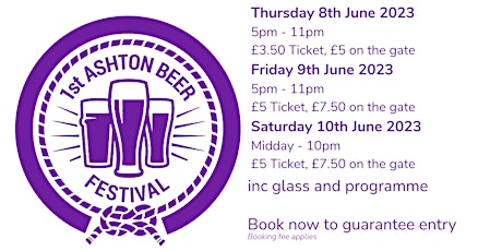 1st Ashton Beer Festival 2023
