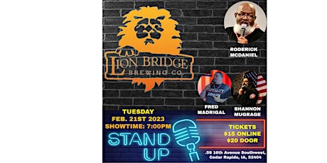 Lion Bridge Brewing Company  Comedy Night