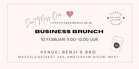 Lifestyle Business Brunch Amsterdam