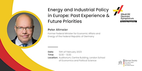 Energy and Industrial Policy in Europe: Past Experience & Future Priorities primary image