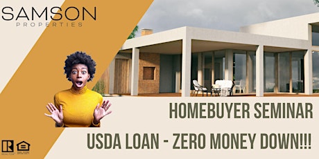 Homebuyer Seminar - USDA Loans (Zero Money Down)