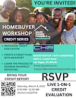 Homebuyer's Workshop - Credit Series
