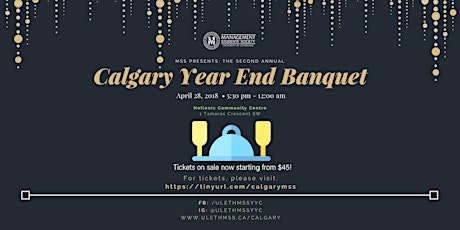Calgary MSS Presents: 2nd Annual Year End Banquet primary image