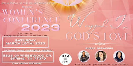 AOTHC Presents: Women's Conference 2023 "Wrapped In God's Love"