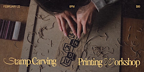 Stamp Carving Printing Workshop — Print Your Own Tote Bag
