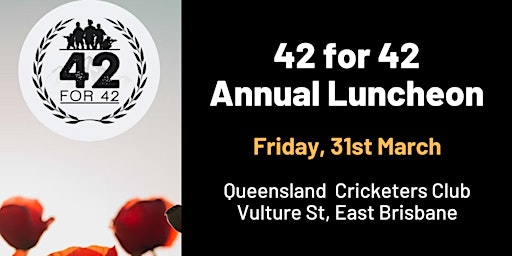 42 for 42 Annual Memorial Luncheon 2023