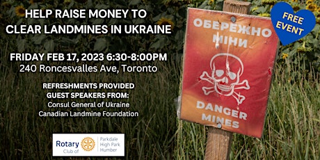 Help Raise Money to Clear Landmines in Ukraine primary image