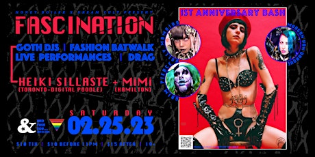 FASCINATION Dark DJ Nights - 1 YR ANNIVERSARY FASHION BASH! 2.25.23