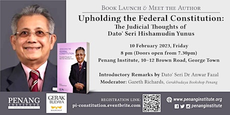 Book Launch & Meet the Author: Upholding the Federal Constitution