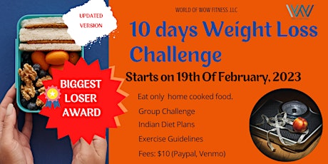 10 days ONLINE WEIGHT LOSS Challenge (Indian Diet Plan)