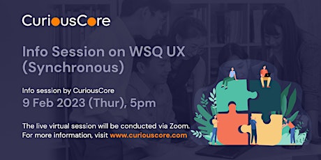 Info Session on  WSQ User Experience Design (Synchronous)
