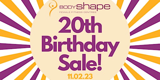 Body Shape Warringah Mall's 20th Birthday Sale & Open Day!