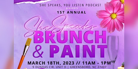 She Speaks Brunch & Paint!