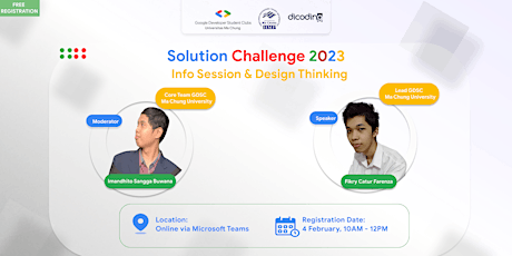 Google Solution Challenge 2023: Info Session & Design Thinking