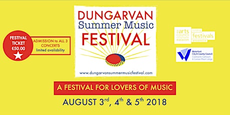 Dungarvan Summer Music Festival - Weekend Ticket primary image