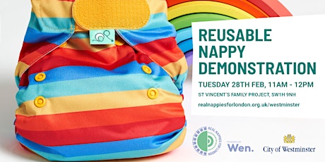 Reusable Nappy Demonstration at St Vincent's Family Project primary image