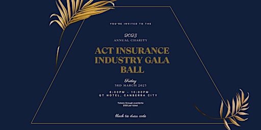 2023 ACT Insurance Industry Charity Gala Ball