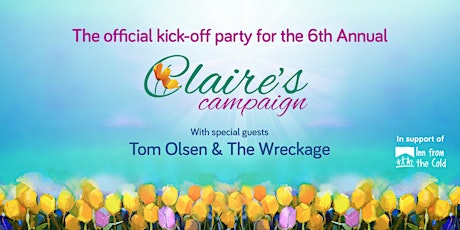 Claire's Campaign Kick-off Party with Tom Olsen & The Wreckage primary image