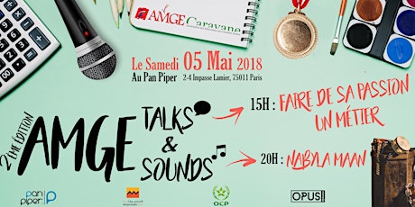 Image principale de AMGE Talks & Sounds | 2ème édition - Inscription partie Talks