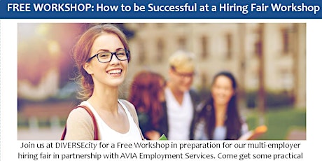 FREE Workshop: How to be Successful at a Hiring Fair Workshop primary image