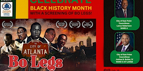 East Point Black History Celebration: Screening of Bo Legs Documentary