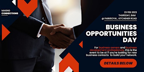 23 Feb 2023 Business Opportunities Day