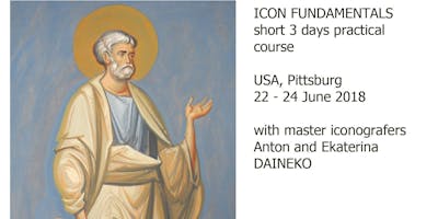 Icon fundamentals practical 3 days course with Anton and Ekaterina Daineko
