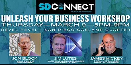 SD Connect Business Networking - March 2023 Unleash Your Business Workshop