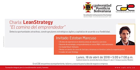 Imagen principal de Ruta de Acompañamiento - Charla sobre Lean Strategy con Esteban Mancuso      