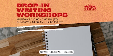 NYWC Drop-in Writing Workshops primary image