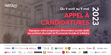 Réunion d'information - AAC Innovation Sociale de Paris&Co