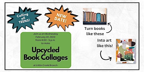Upcycled Book Collages for Teens *New Date*