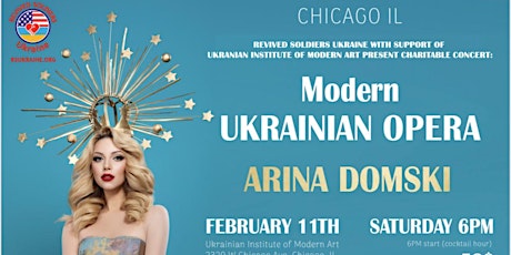 Chicago, IL - Ukrainian Opera Charity concert with Arina Domski