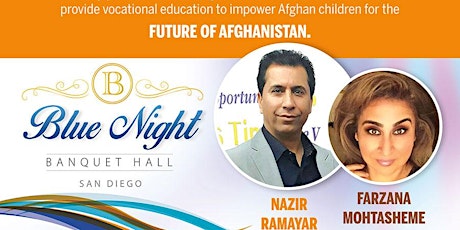 Primaire afbeelding van Fundraising benefit dinner & entertainment to provide vocational education to empower Afghan children for the future of Afghanistan