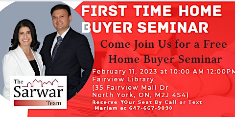 Attention First Time Home Buyers: