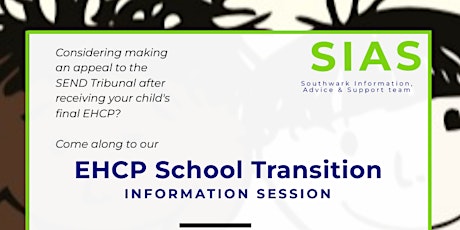 EHCP School Transition - Information Session (Virtual attendance)