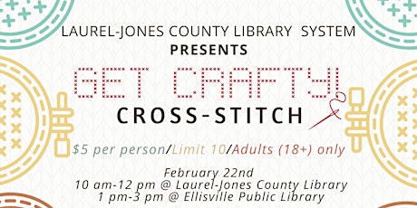 Get Crafty: Cross Stitch - ELLISVILLE